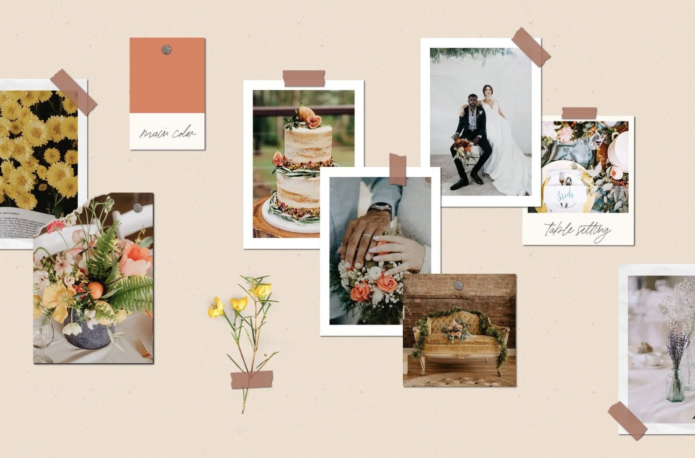 An example vision board built in Shared Beginning